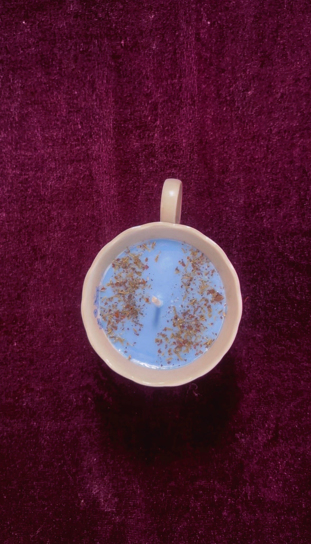 'Evil Eye Removal' Spell Candle - Antique Tea Cup