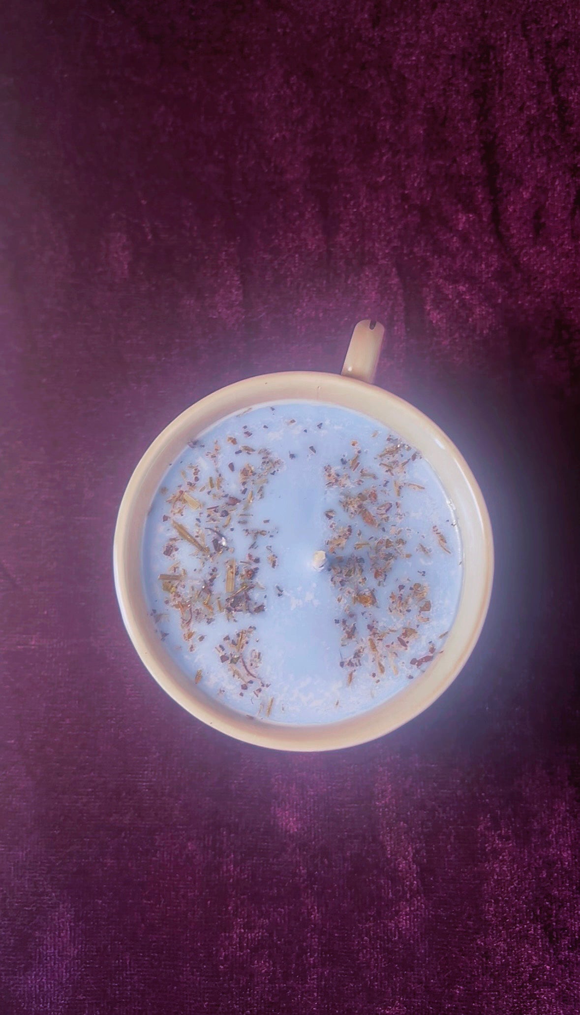 'Evil Eye Removal' Spell Candle - Antique Tea Cup