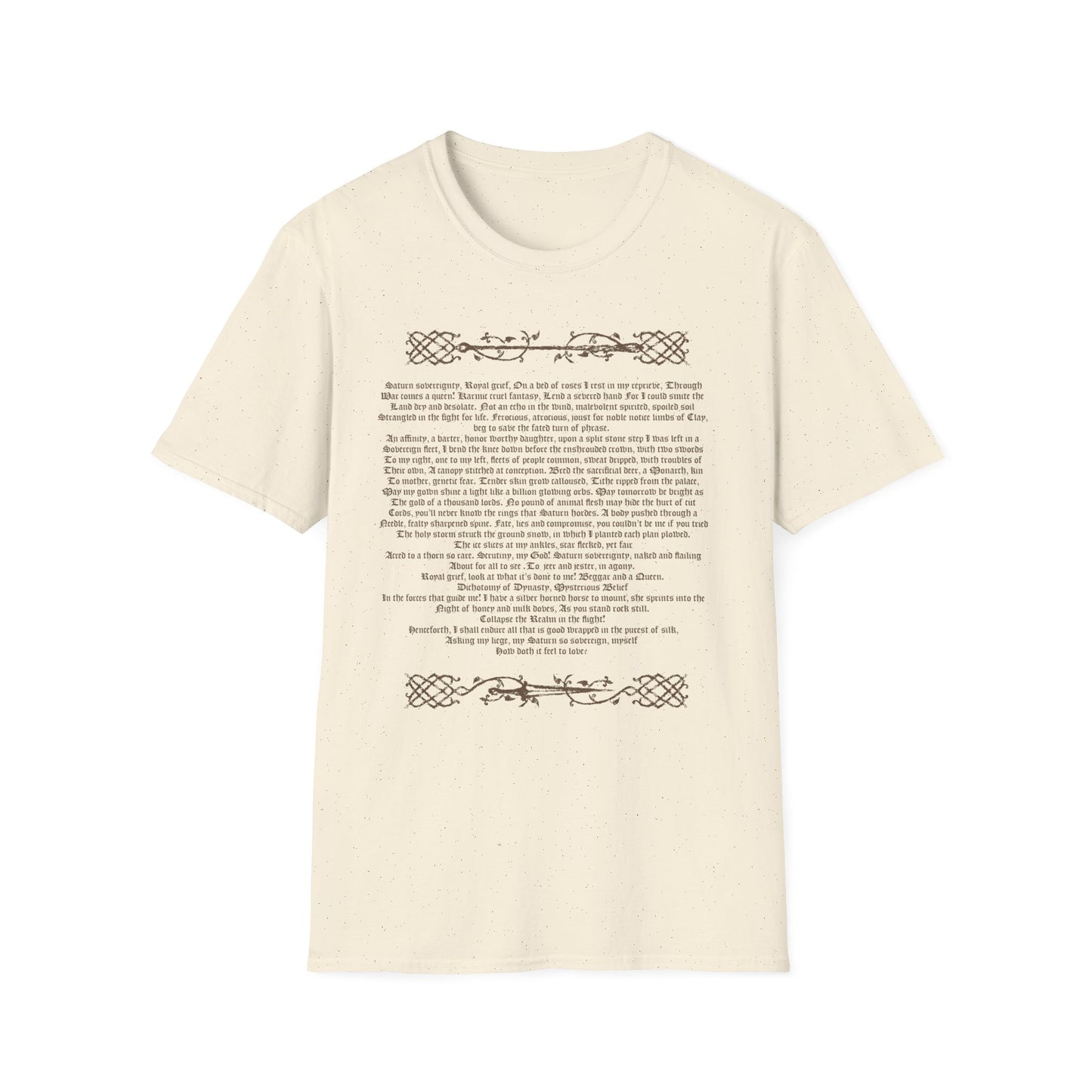 'Saturn Sovereignty Poem' Unisex T-Shirt