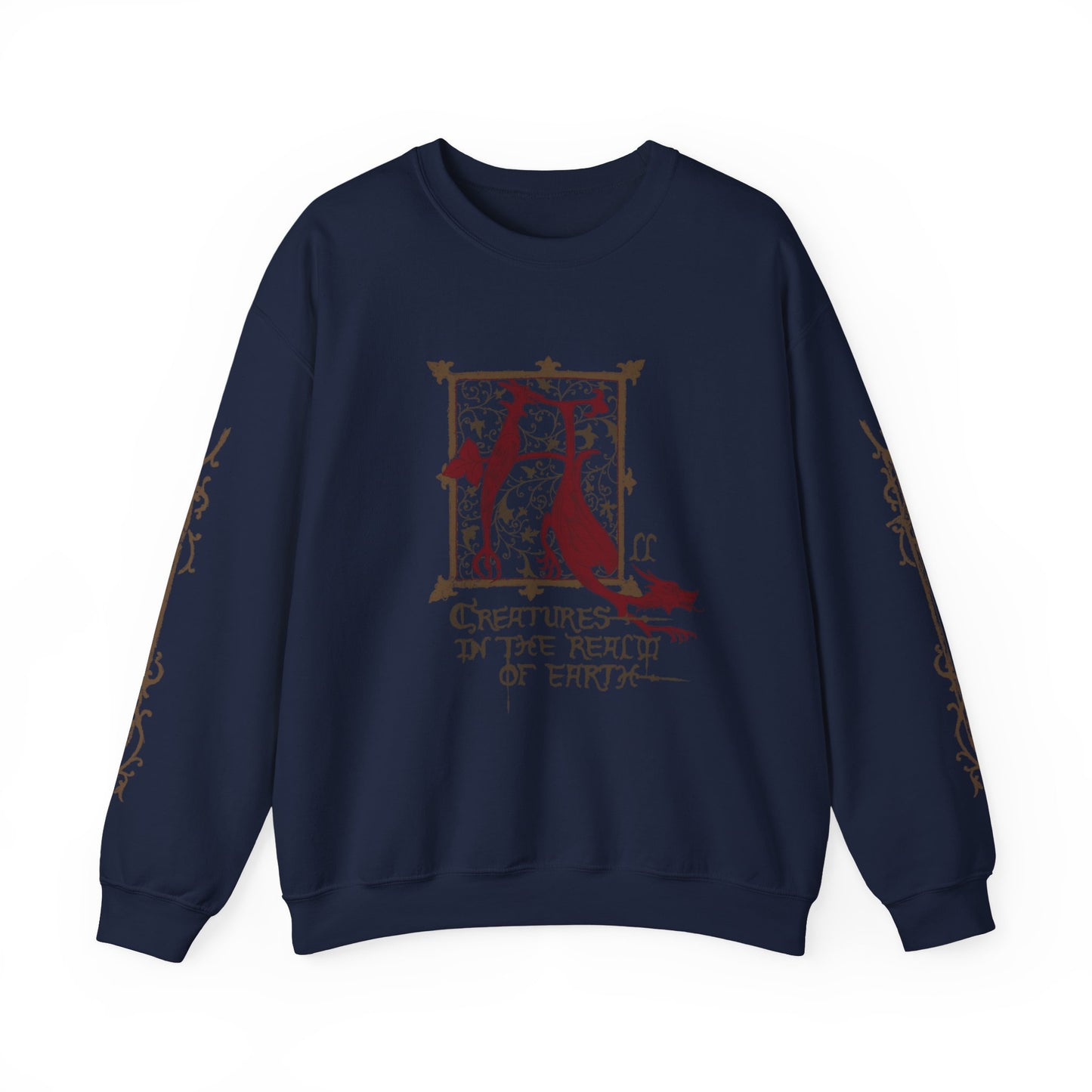 "All Creatures In The Realm of Earth" Crewneck Sweatshirt