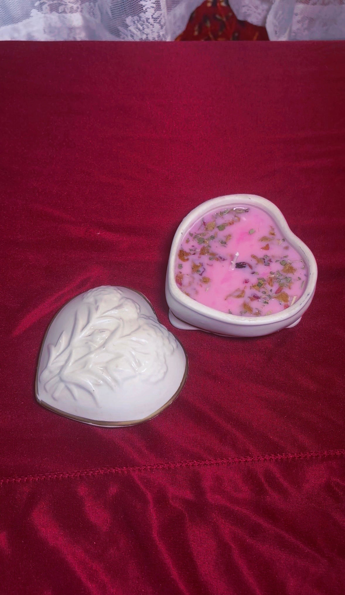 'Unicorn Essence' Beauty Spell Candle - Ceramic Jewelry Box