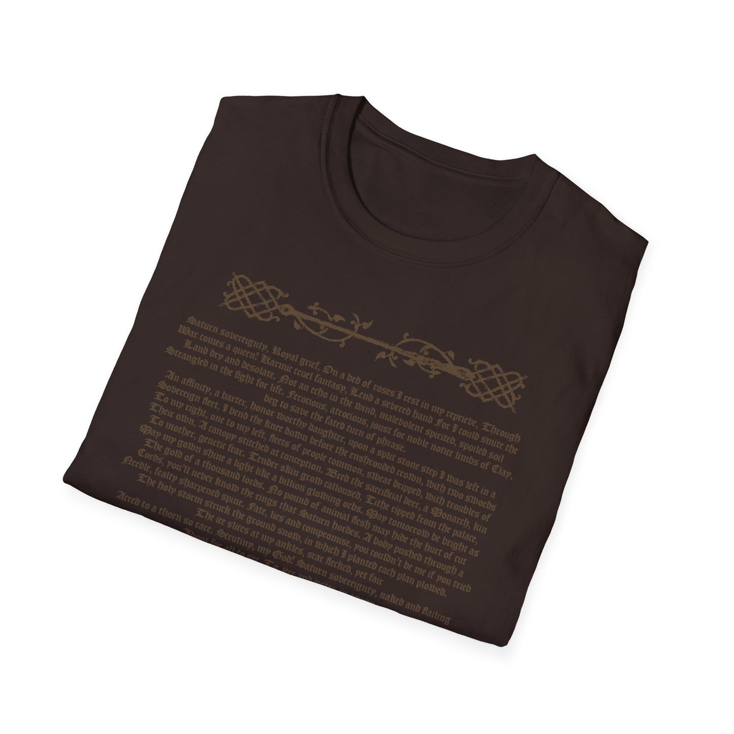 'Saturn Sovereignty Poem' Unisex T-Shirt