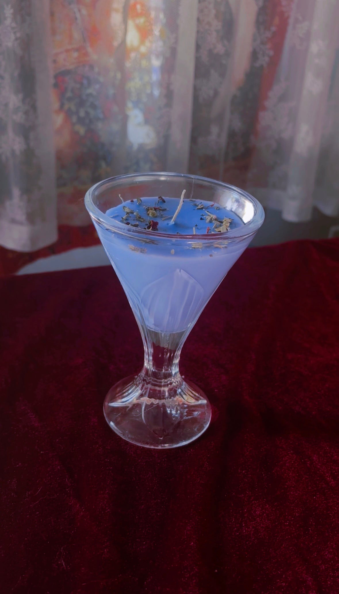 'Night Blooming Jasmine' Antique Glass Candle