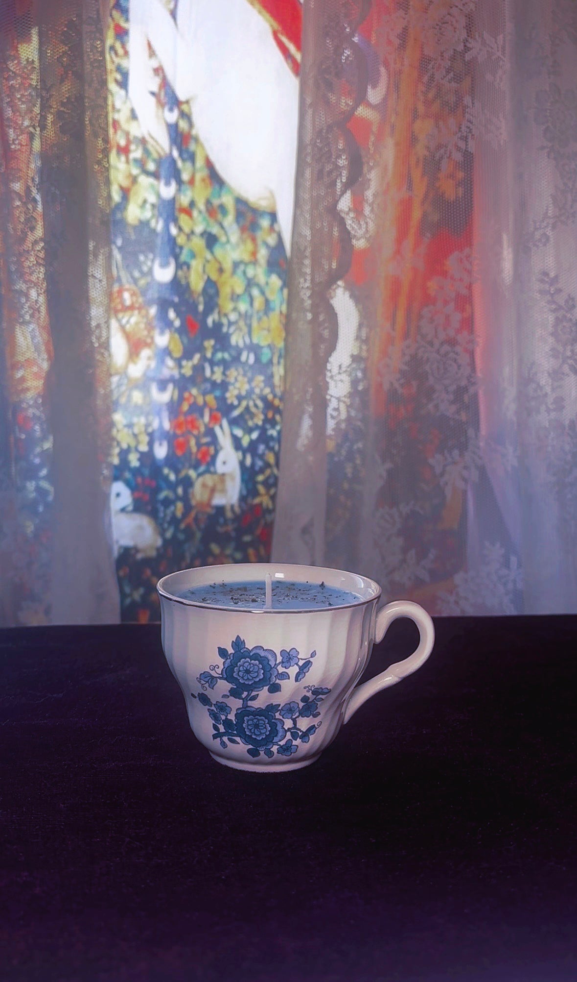 'Evil Eye Removal' Spell Candle - Antique Tea Cup