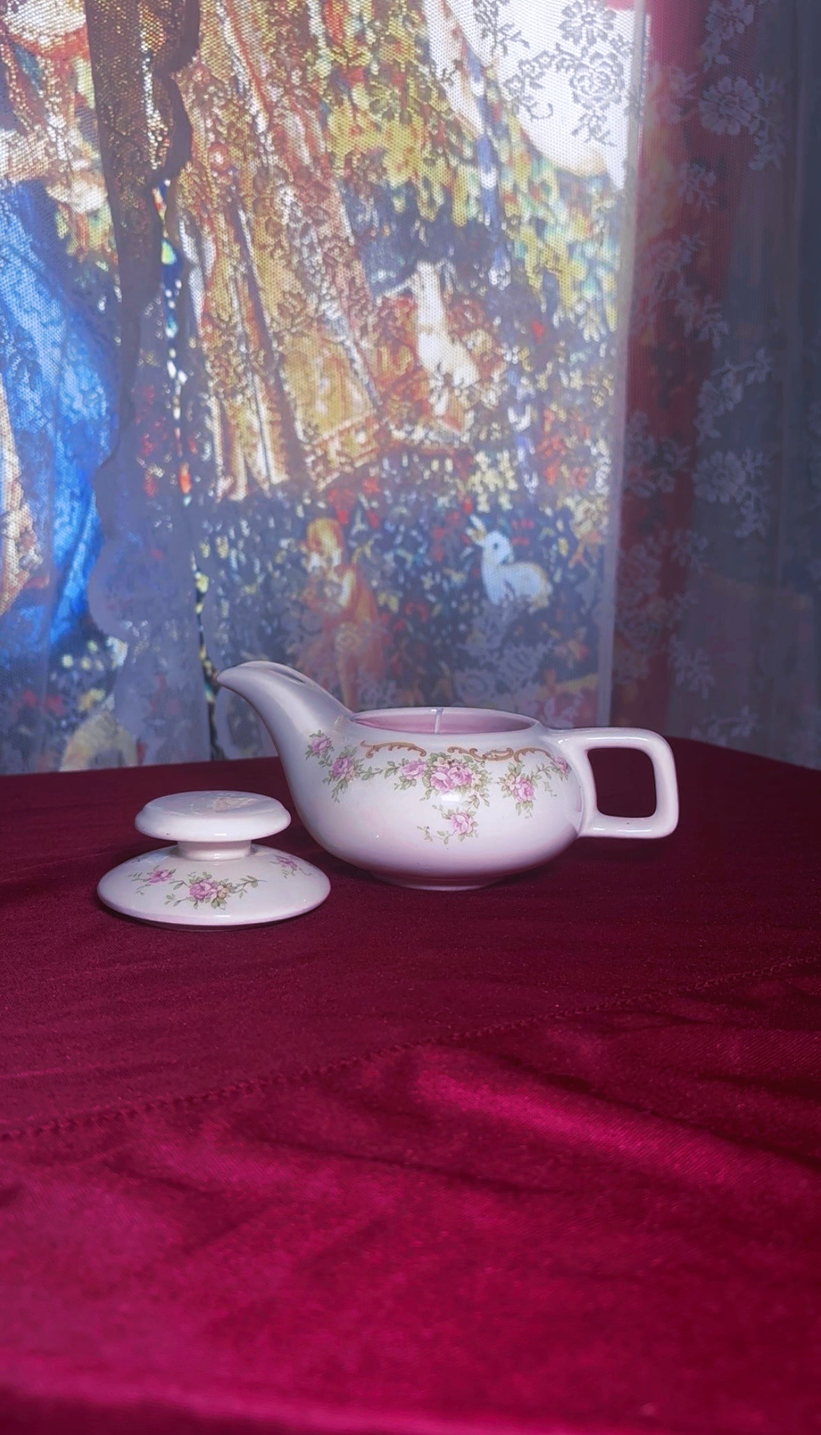 'Unicorn Essence' Beauty Spell Candle - Antique Teapot