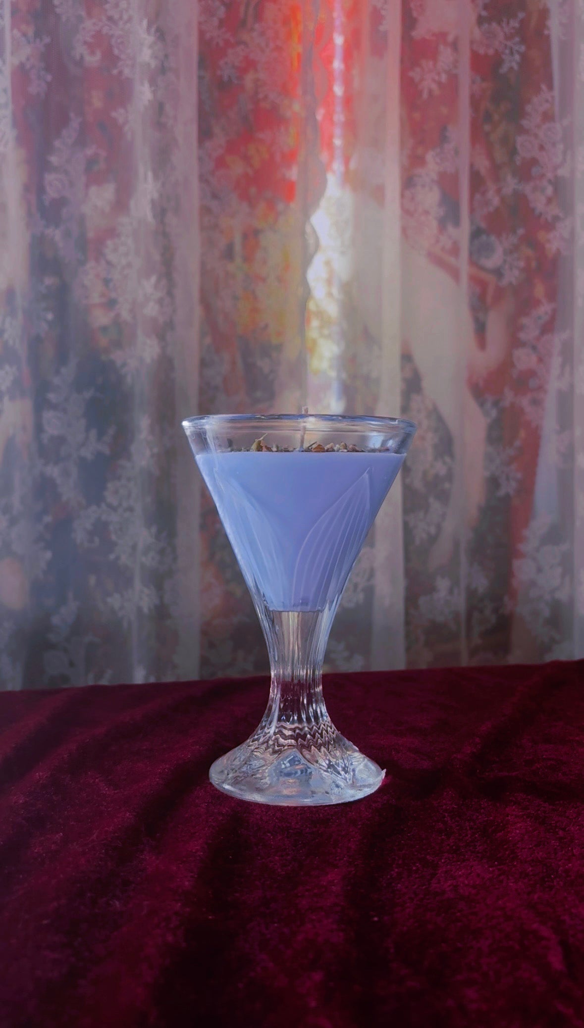 'Night Blooming Jasmine' Antique Glass Candle