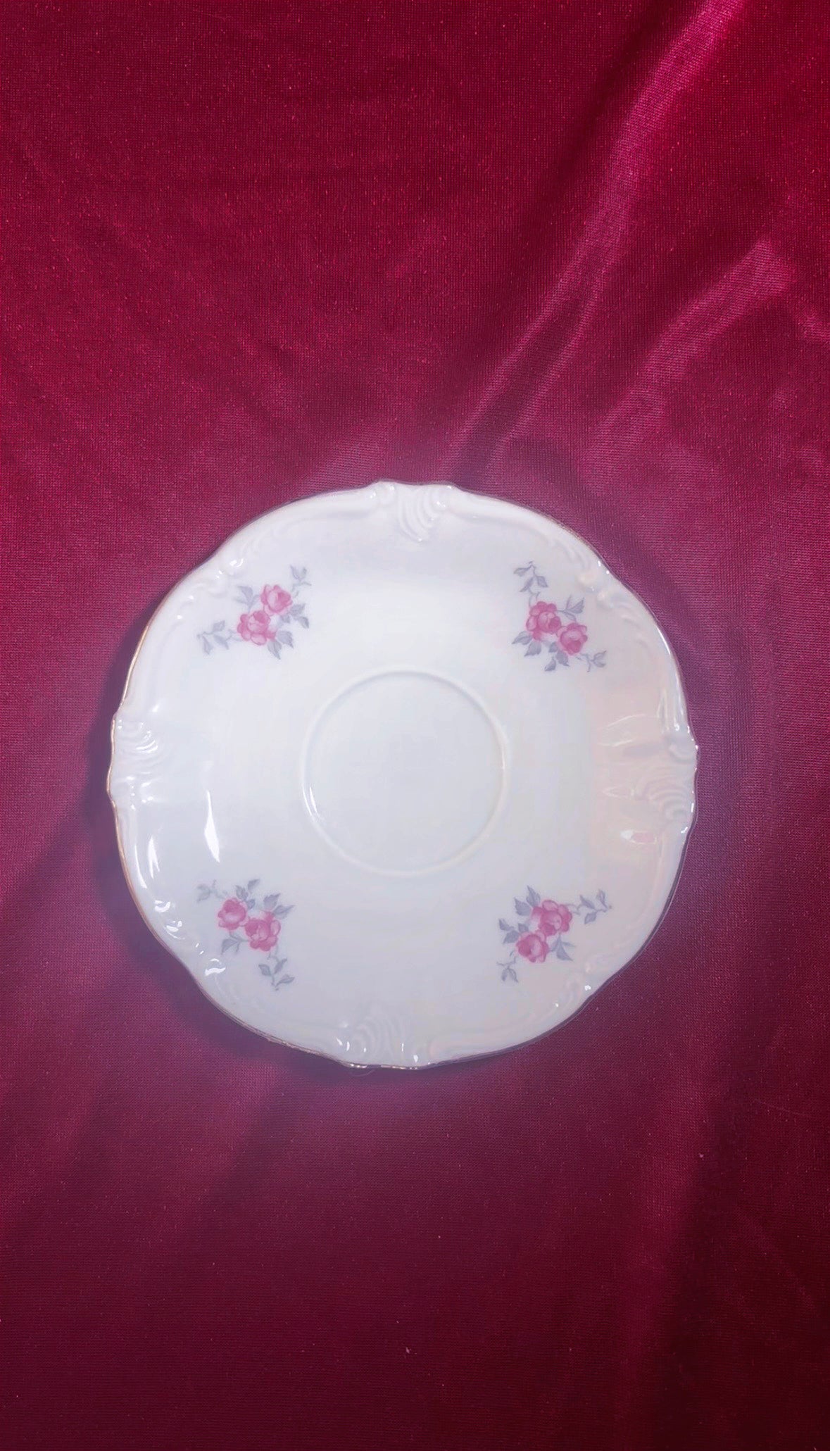 'Dark Feminine' Protection Spell Candle - Antique Tea Cup Set