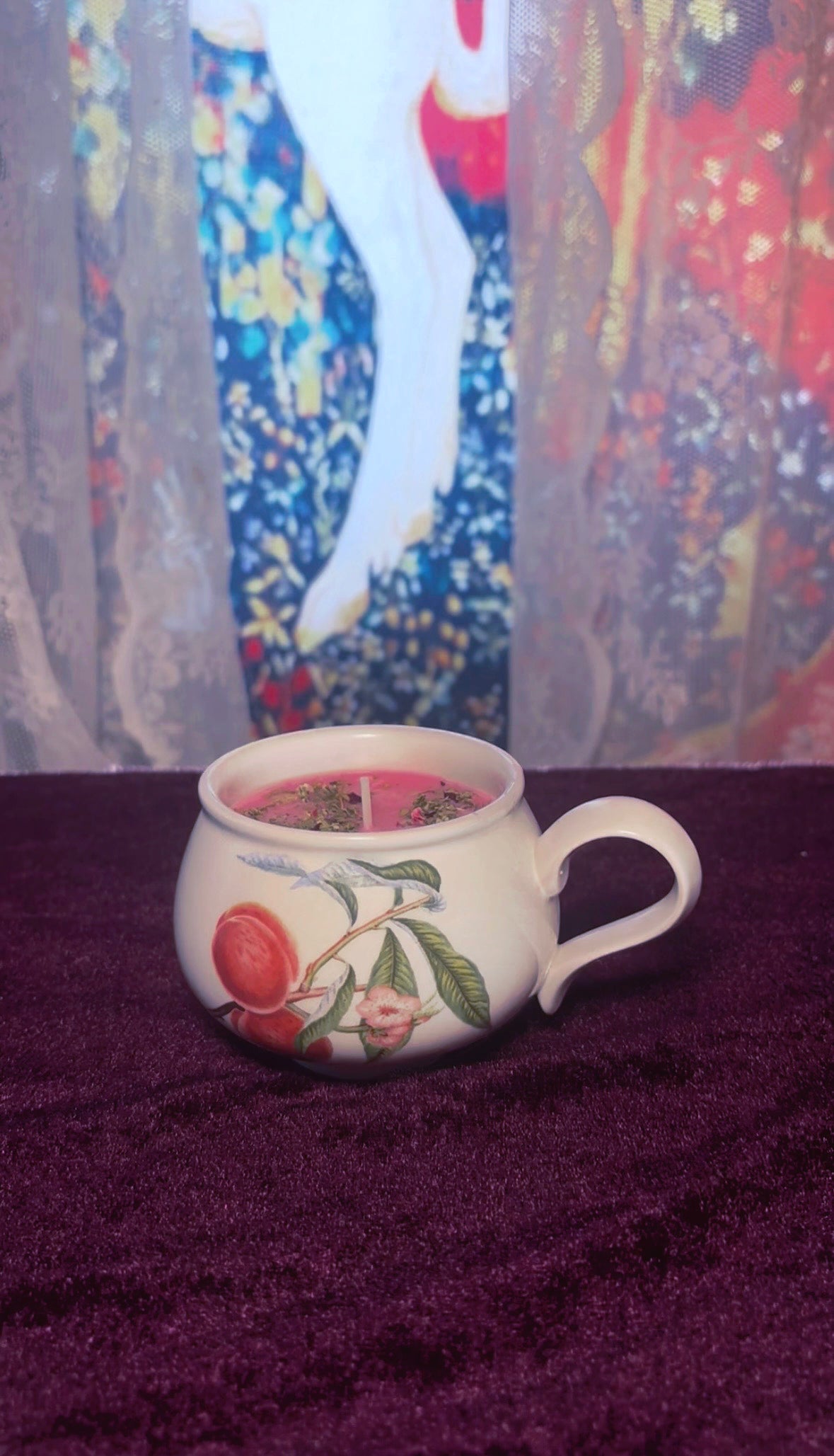 'Enchanted Beauty' Spell Candle - Antique Tea Cup