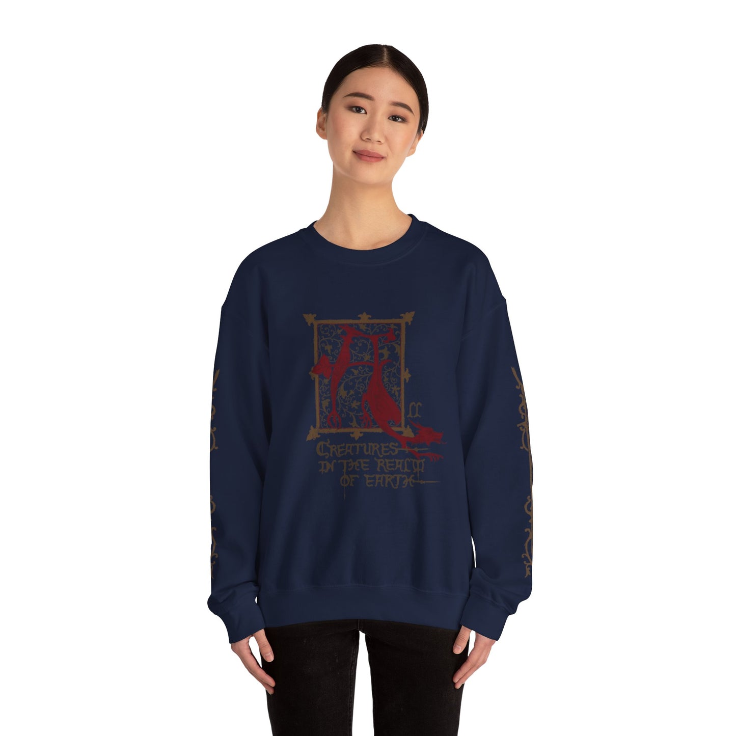 "All Creatures In The Realm of Earth" Crewneck Sweatshirt