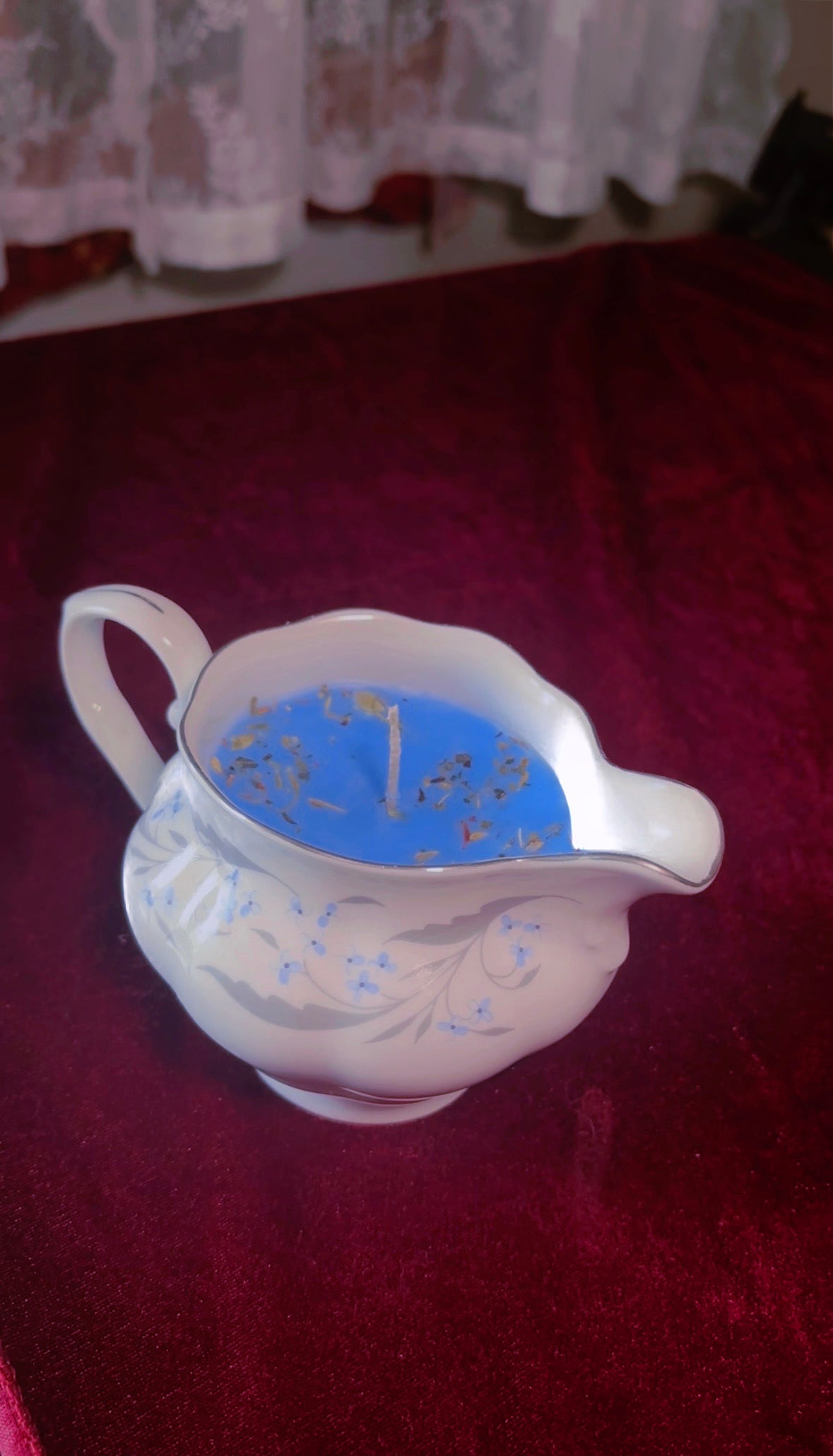 'Night Blooming Jasmine' Antique Milk Jug Candle