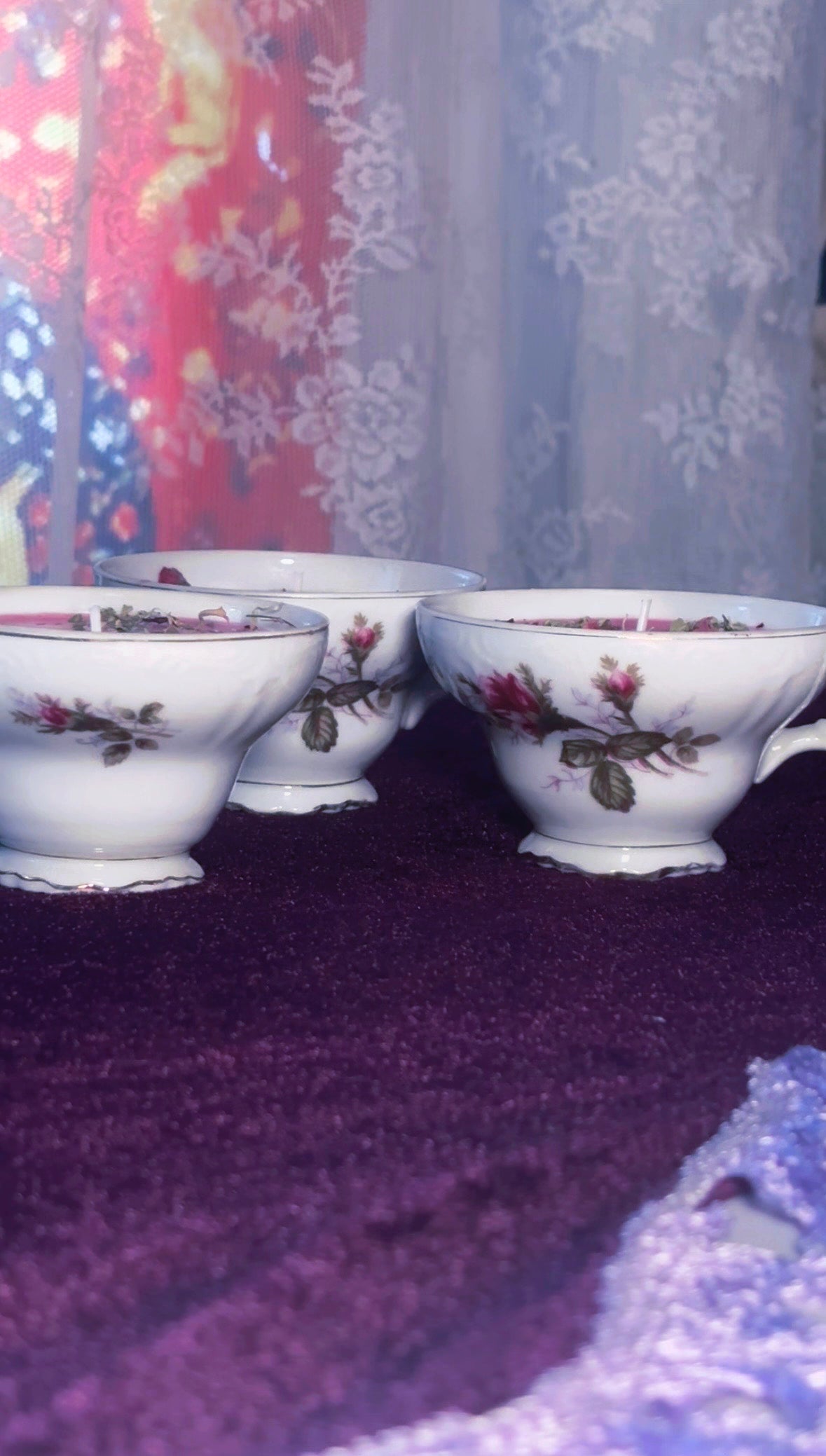 'Enchanted Beauty' Spell Candle - Antique Tea Cup