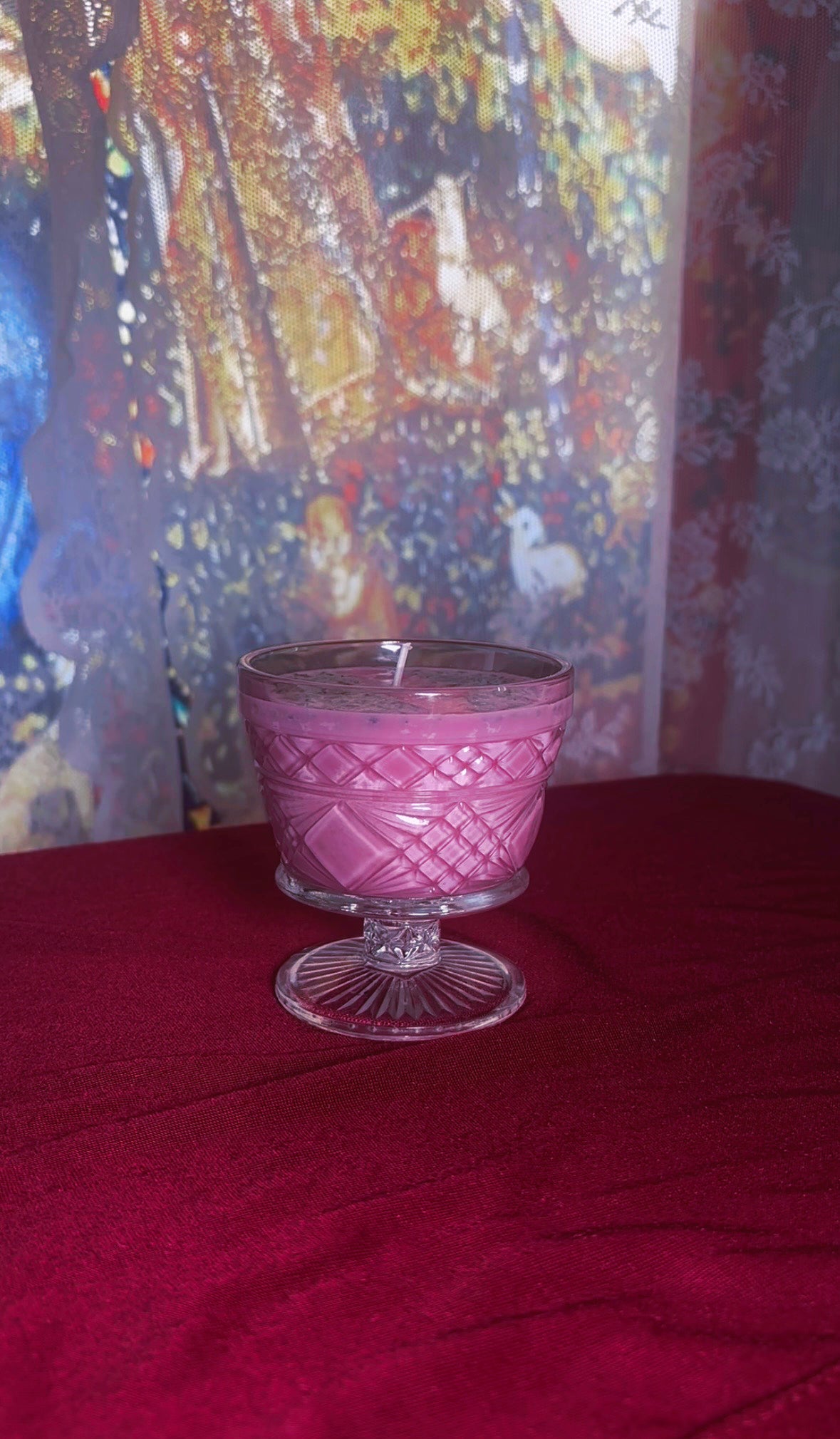 'Blood Moon Maiden' Scented Candle - Crystal Goblet
