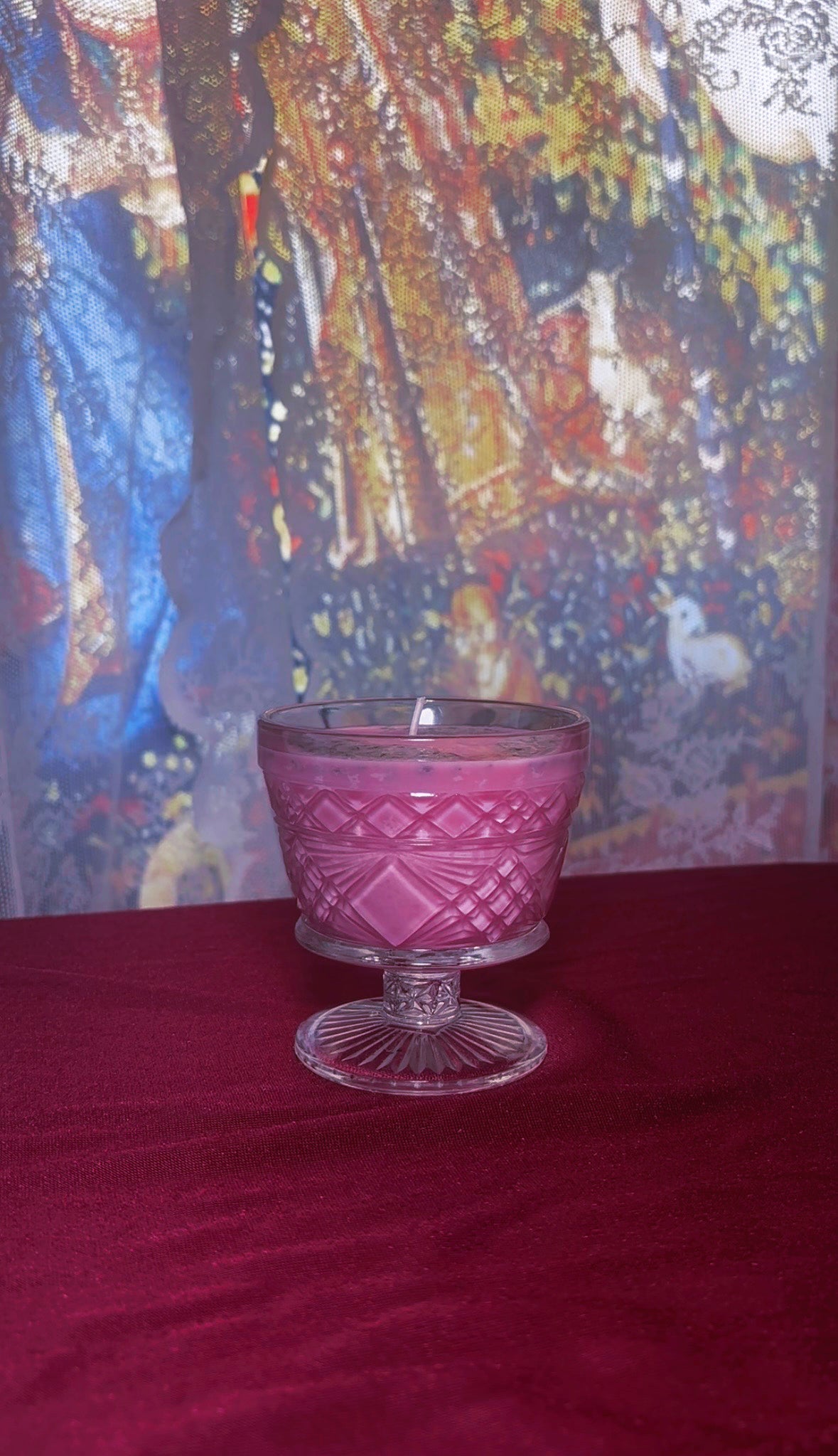 'Blood Moon Maiden' Scented Candle - Crystal Goblet
