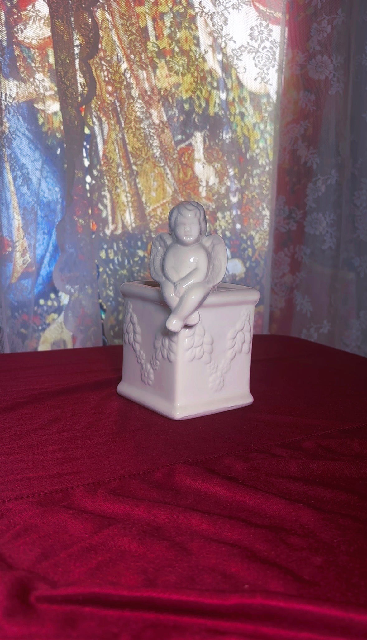 'Unicorn Essence' Beauty Spell Candle - Angel Ceramic Vase
