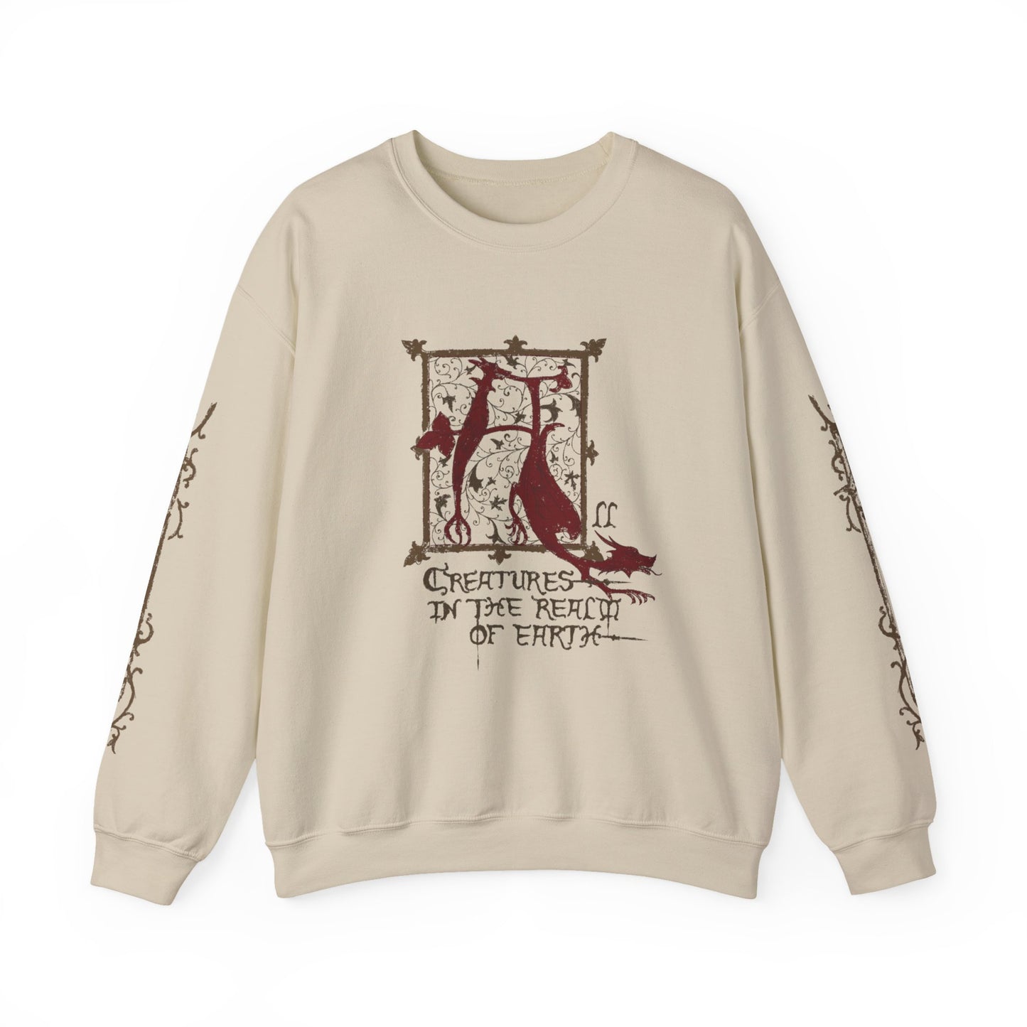 "All Creatures In The Realm of Earth" Crewneck Sweatshirt