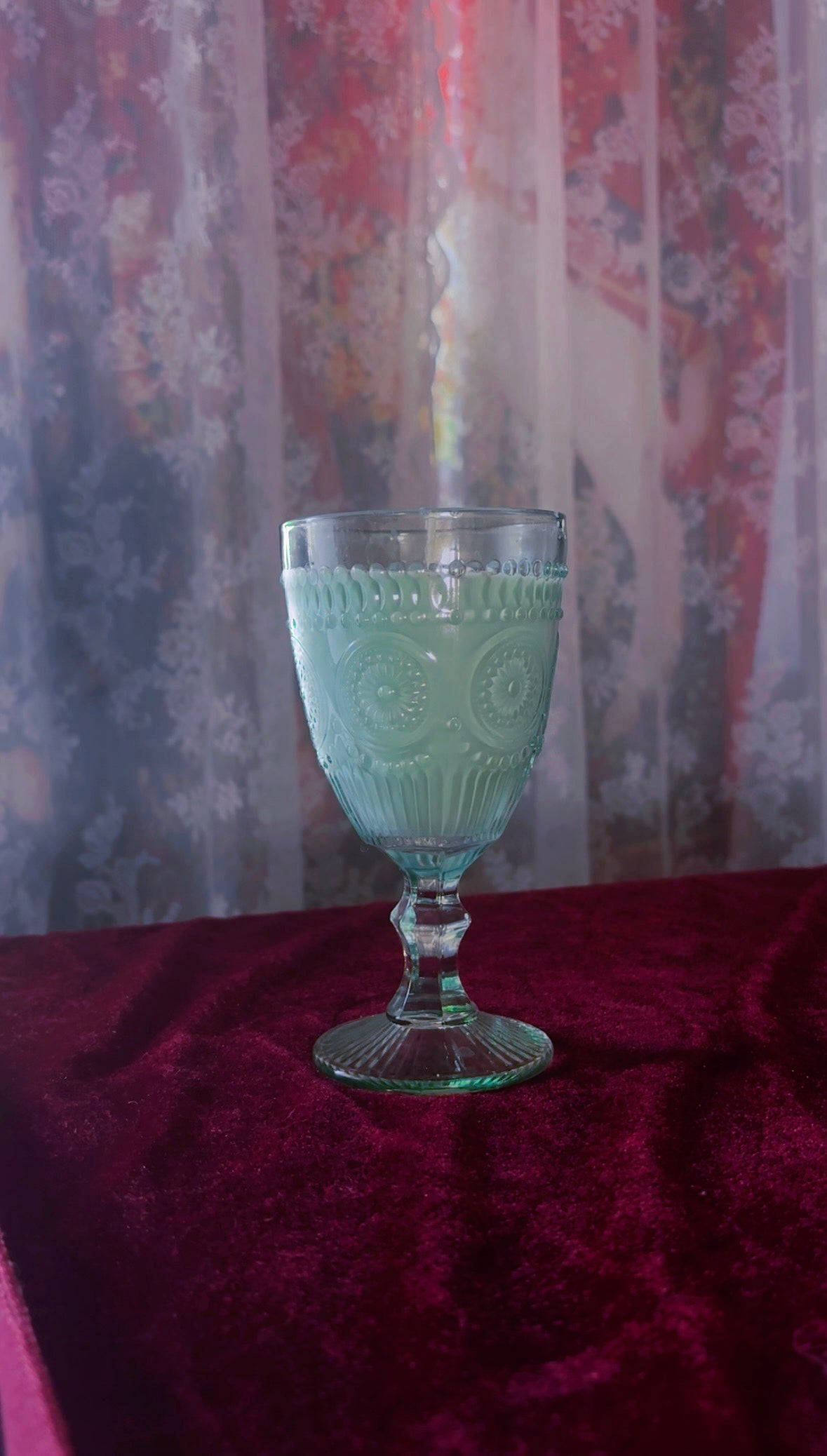 'Earth Goddess' Antique Goblet Candle