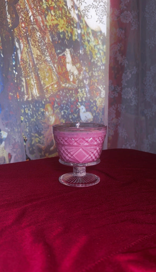 'Blood Moon Maiden' Scented Candle - Crystal Goblet
