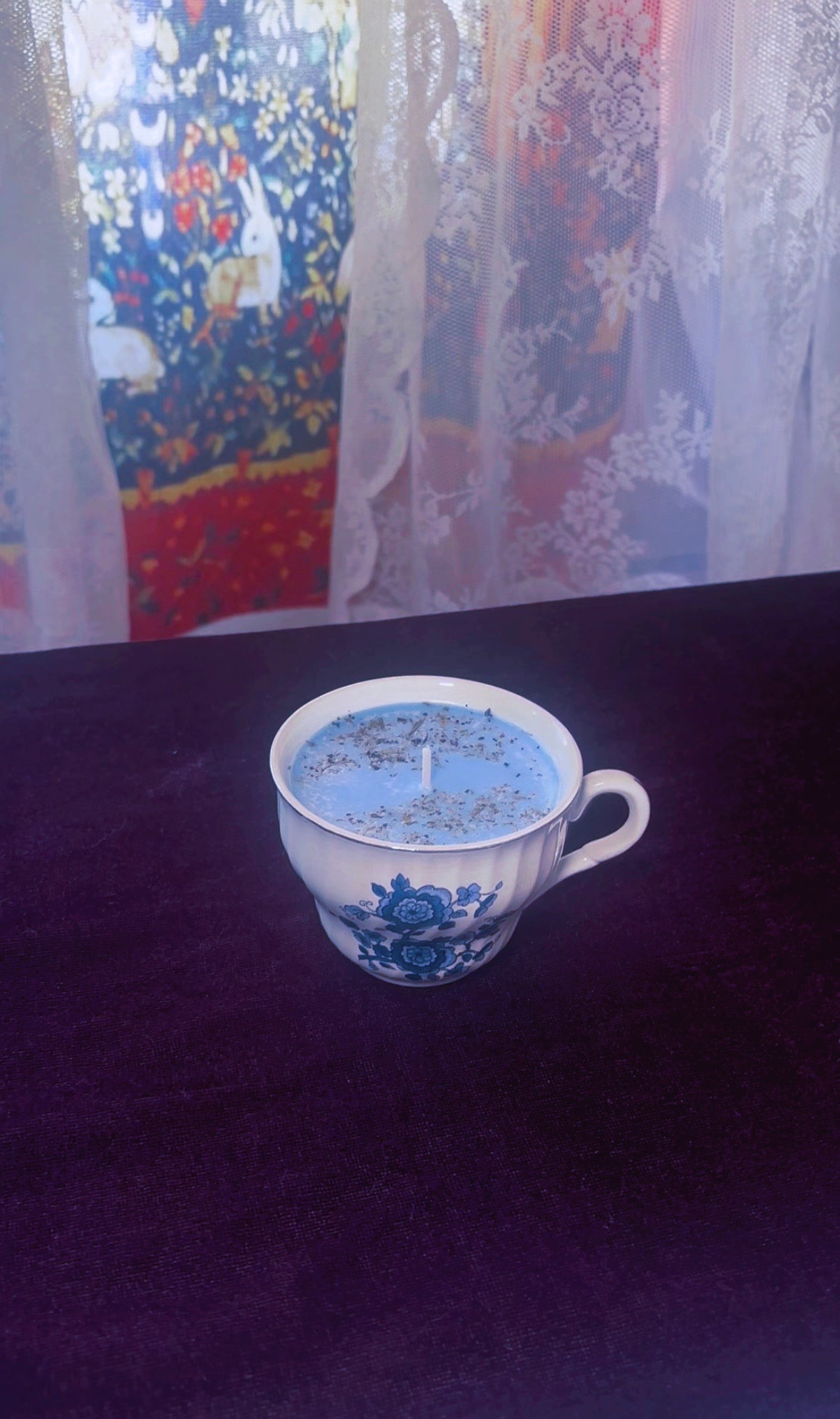 'Evil Eye Removal' Spell Candle - Antique Tea Cup