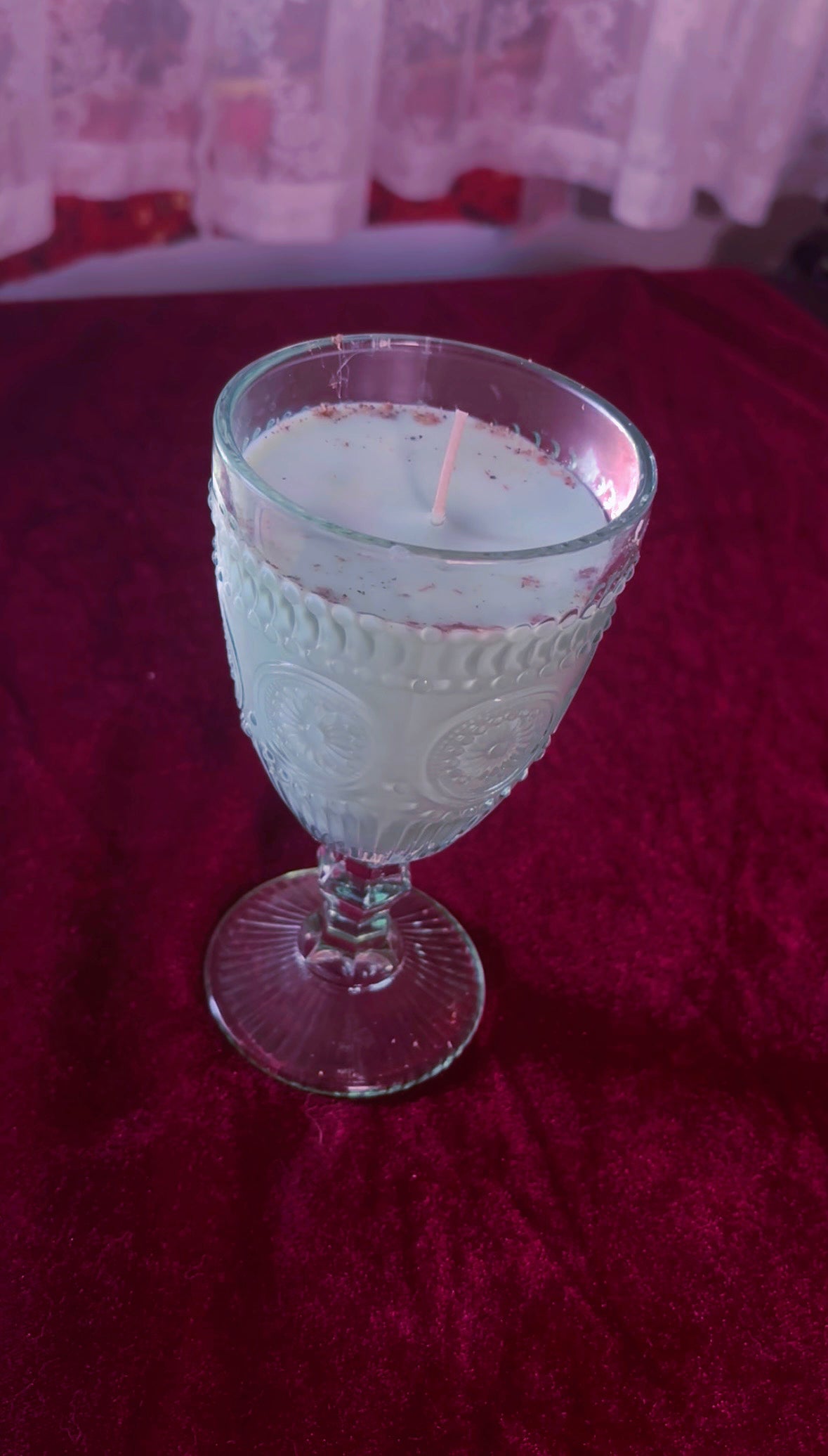 'Earth Goddess' Antique Goblet Candle