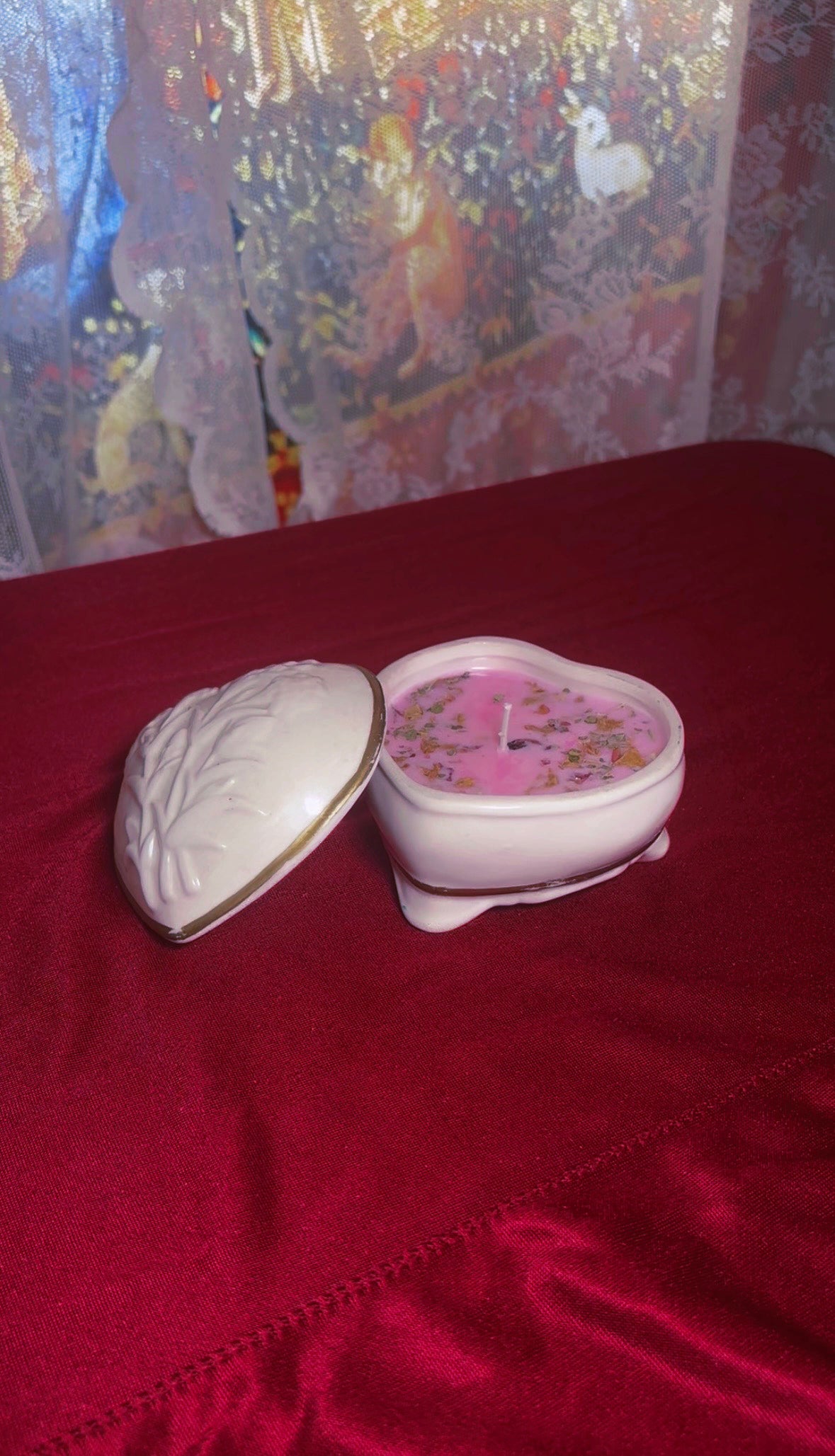 'Unicorn Essence' Beauty Spell Candle - Ceramic Jewelry Box