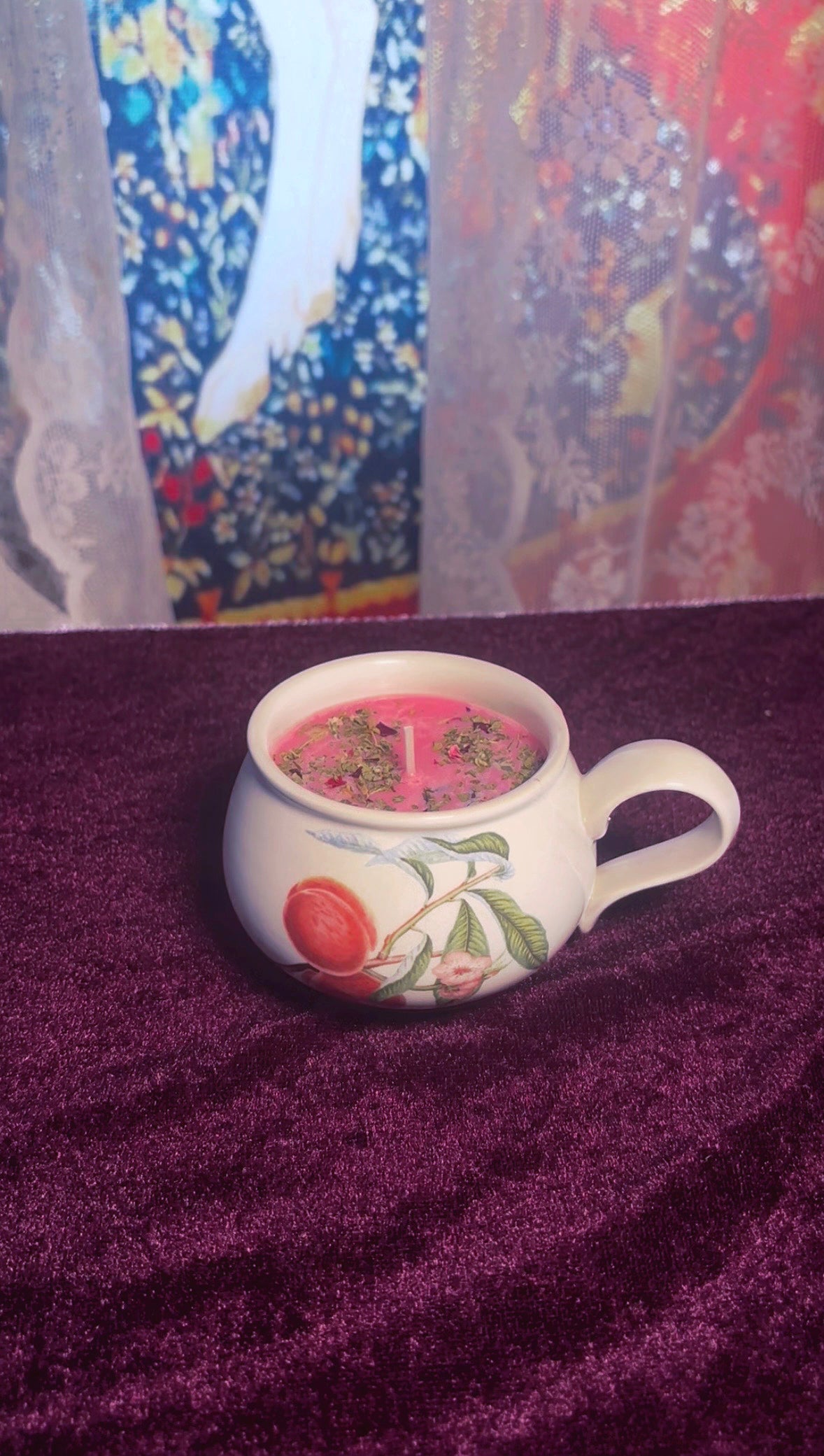 'Enchanted Beauty' Spell Candle - Antique Tea Cup