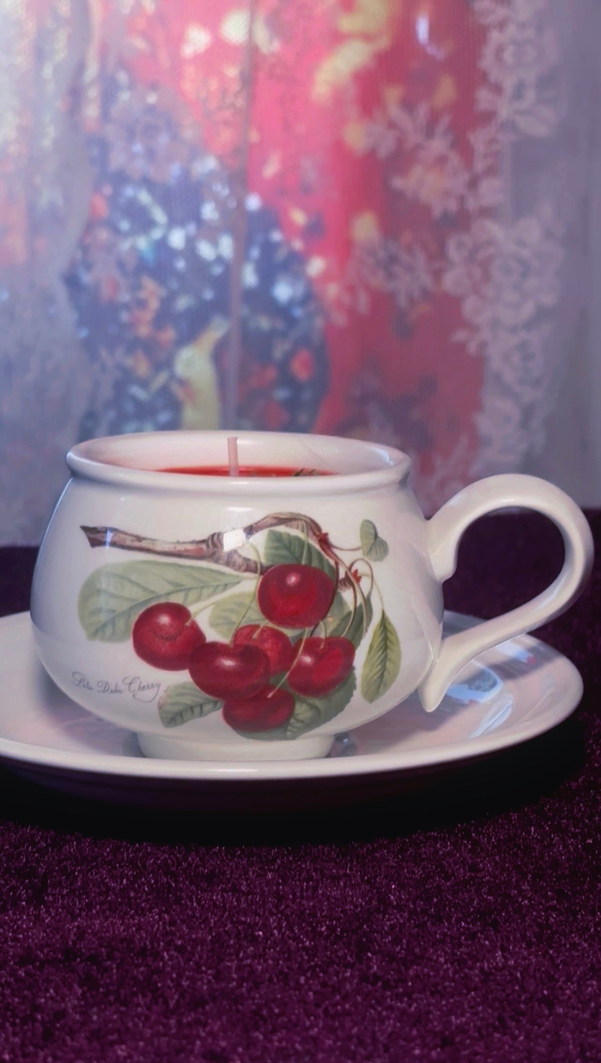 'Love Me' Spell Candle - Antique Tea Cup Set