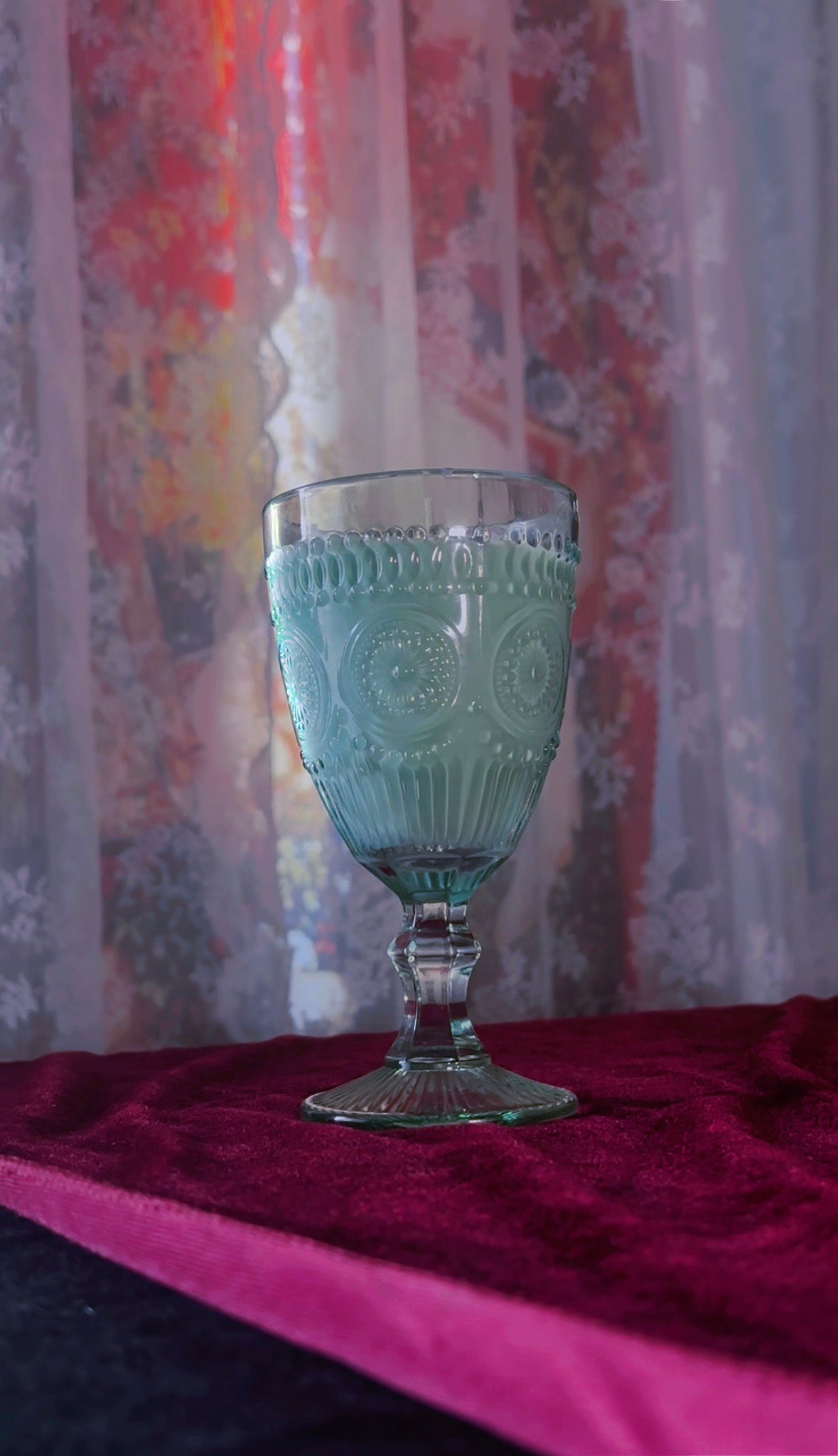 'Earth Goddess' Antique Goblet Candle