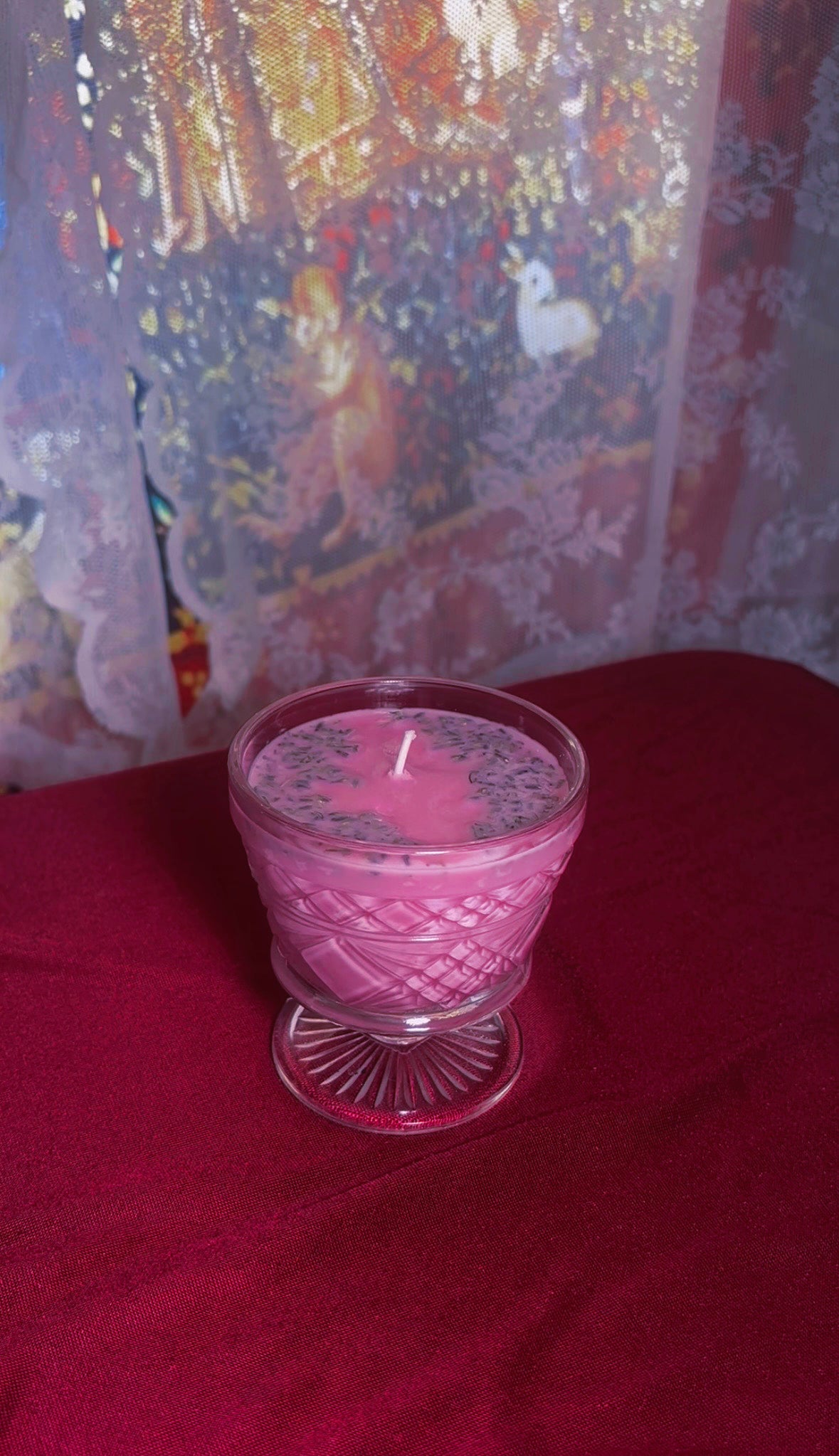 'Blood Moon Maiden' Scented Candle - Crystal Goblet