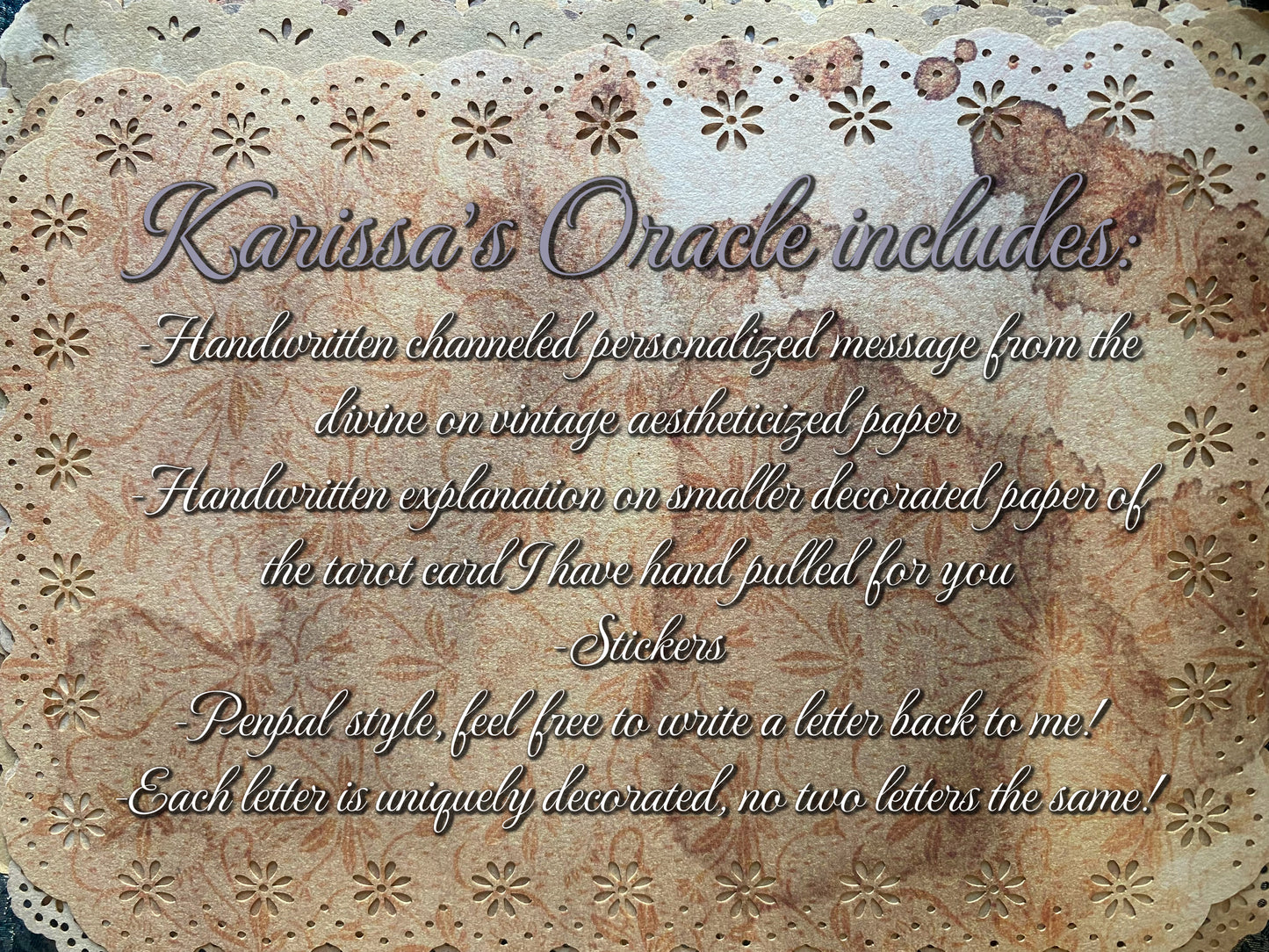 Karissa's Oracle